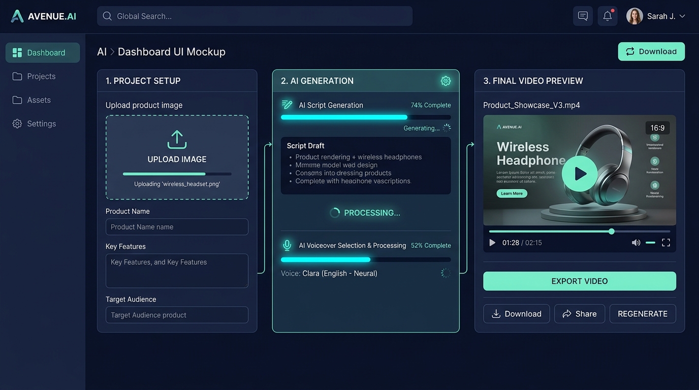 AI Video Production Dashboard