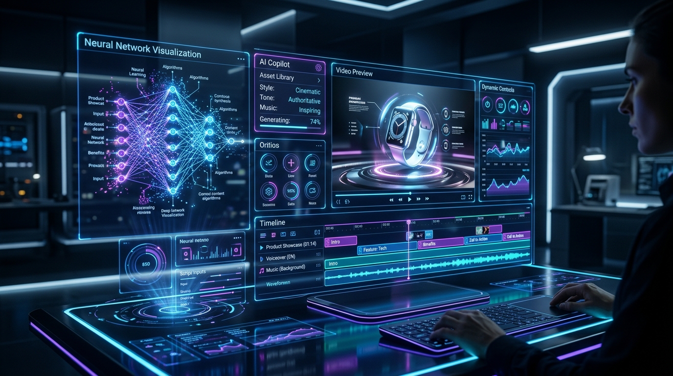 AI Video Production Interface